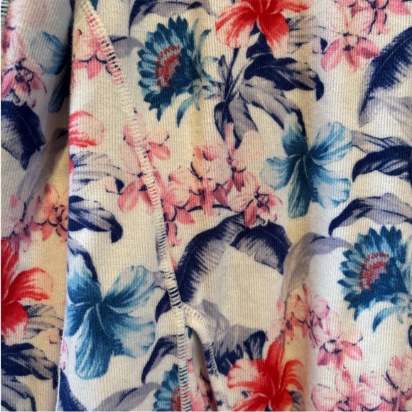 Tommy Bahama Floral Women's Jacket - Blue, Red, White zip up size Large - Picture 3 of 5